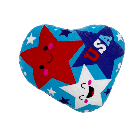 7" USA Star Trio Plush Pillow (Each)