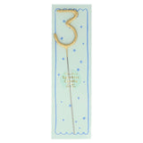 Sparkler Candle "3" (Each)