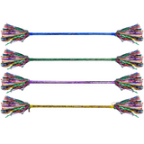 22" Tinsel Baton - 4 Colors (Dozen)