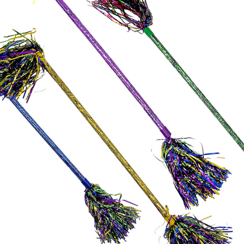 22" Tinsel Baton - 4 Colors (Dozen)