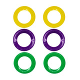 Purple, Green and Gold Skimmer Ring 5.5" (Dozen)