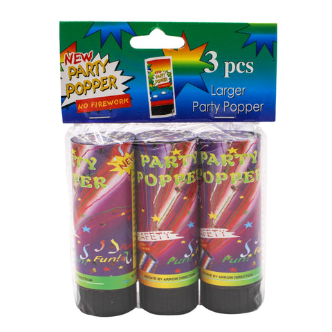 Party Popper (Pack of 3)