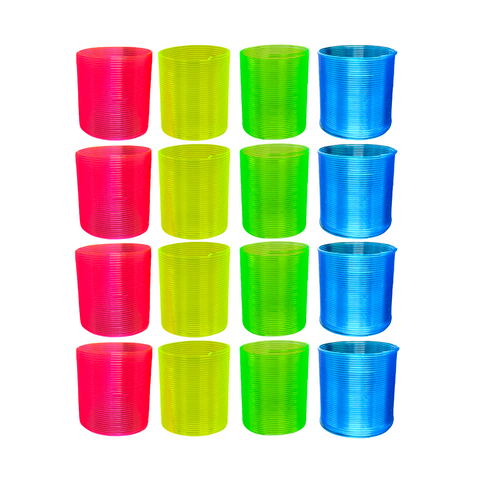 Miniature Neon Colored Spring - 4 Colors (Dozen)