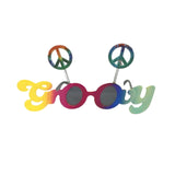 Groovy Sunglasses with Peace Signs (Each)