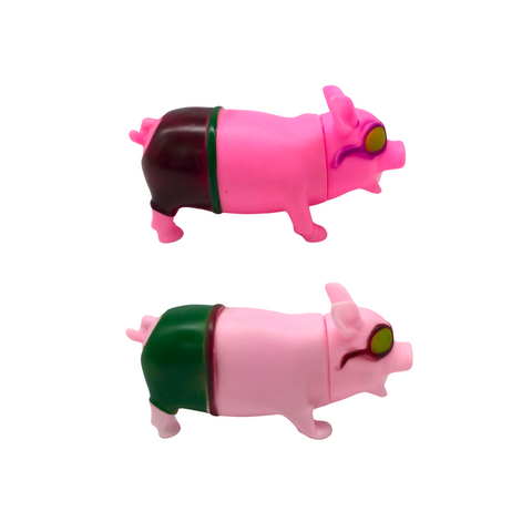 Pink Pig with Swim Suit and Sunglasses (Each)