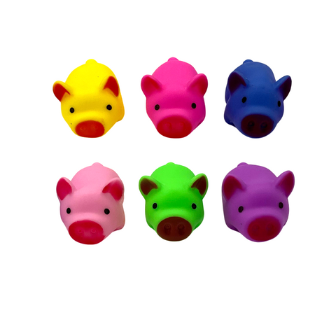 2" Squealing Pig (Pack of 6)