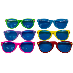 Jumbo Sunglasses - Assorted Colors (Pack of 6)