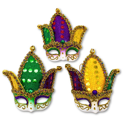 2.5" x 3.75" Assorted Crown Mask Magnets (Each)