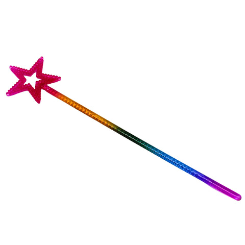 Rainbow Prism Magic Wand - Real Oak & Lead Crystal Glass For Beautiful Light Reflections