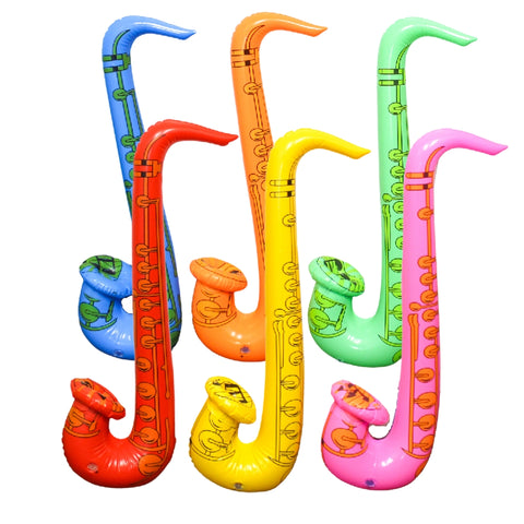 23.5" Inflatable Saxophone - Assorted Colors (Each)