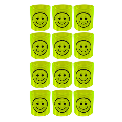 1.4" Emoji Face Mini Coil Spring - Assorted (Dozen)