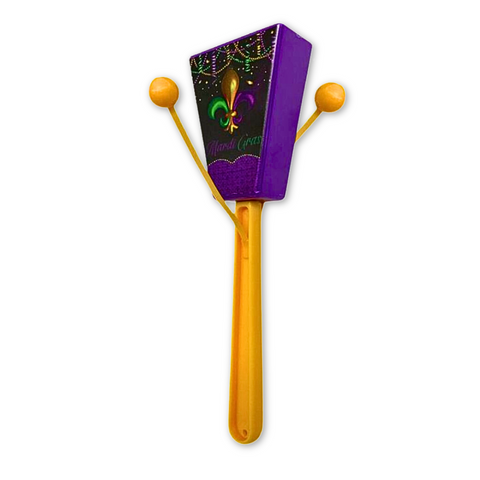 7.5" Mardi Gras Cowbell (Dozen)