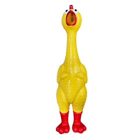 24" Yellow Giant Rubber Chicken (Each)