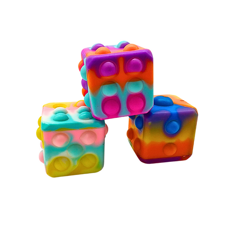 6CM Pop It Dice - Assorted Color (Pack of 6)