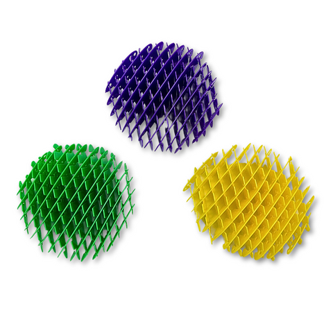 Fidget Worm Toy - Purple, Green, and Yellow (Pack of 6)