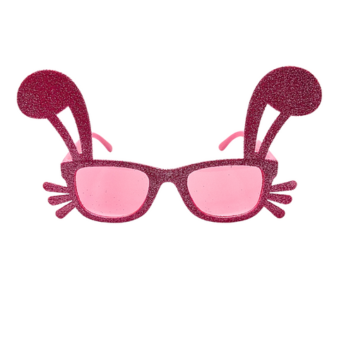 Pink Glitter Bunny Sunglasses (Each)