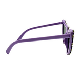 Lavender Heart Shaped Mambo Queen Sunglasses (Each)