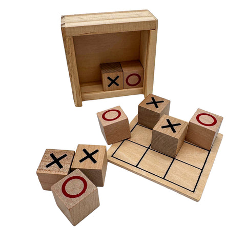 Wooden Tic Tac Toe Game (Each)