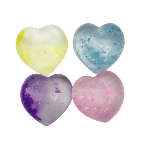 1.5" Heart Squish Toy - Assorted Colors (Each)