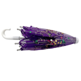 5" Purple Mesh Embroidered Sequin Umbrella (Each)