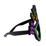 Glittered Mardi Gras Sunglasses (Each)