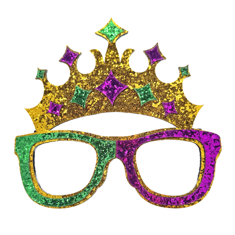 Mardi Gras Crown Sunglasses (Each)