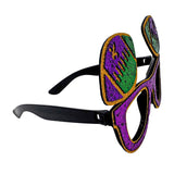 Mardi Gras Football Sunglasses (Each)