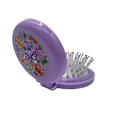 Mardi Gras Collapsable Pocket Brush (6 Pack)