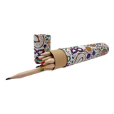 7" Mardi Gras Color Pencils (Set of 12)