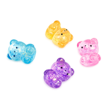 Glittered Maltose Teddy Bear Squishy Toy - Assorted Colors  (Each)