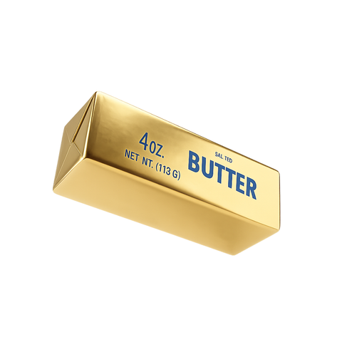 Gold Butter Stick Squishy (Each)
