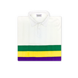 Purple, Green, and Gold Long Sleeve Rugby Shirt (Each)