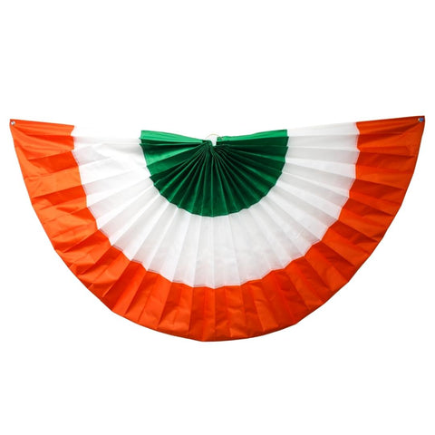 Green, White, and Orange Bunting - 6' x 3' (Each)
