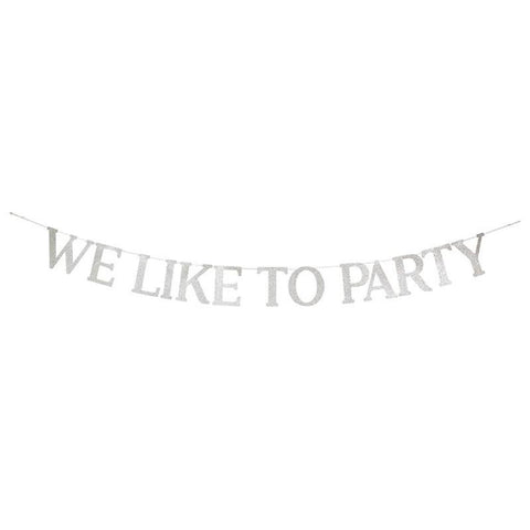 6' Paper Garland - We Like To Party (Each)