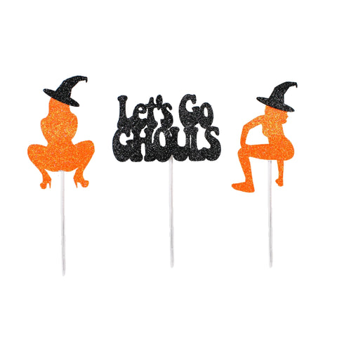 Let's Go Ghouls Treat Toppers (Pack of 12)