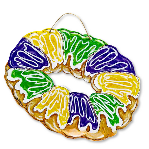 King Cake Door Hanger (Each)