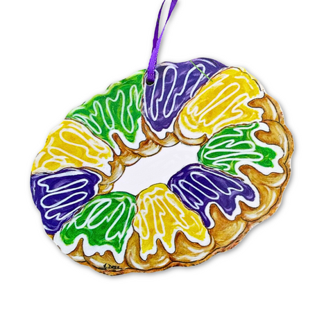 King Cake Ornament (Each)