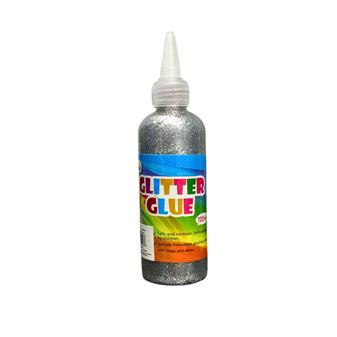 Silver Glitter Glue - 120ML (Each)