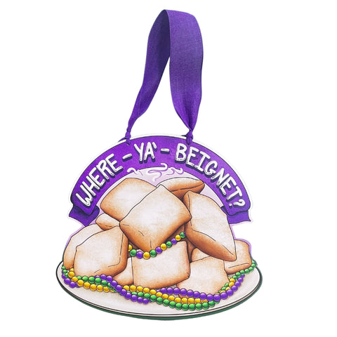 Where Ya' Beignet Door Hanger (Each)