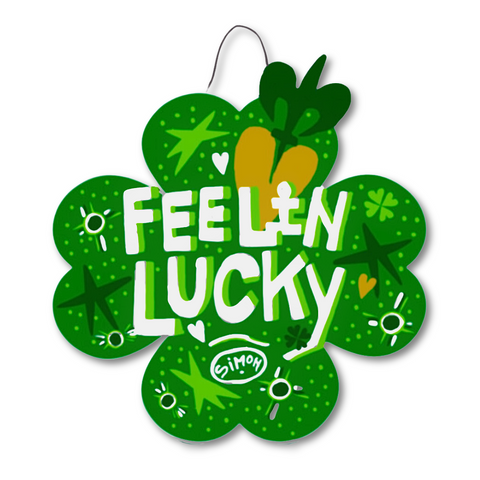 Feeling Lucky St. Patrick's Day Door Hanger (Each)