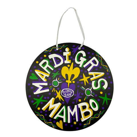 Mardi Gras Mambo Door Hanger (Each)