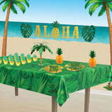 Glittered Aloha Streamer - 16" x 6' (Each)