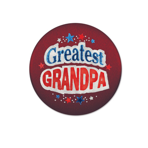 Greatest Grandpa Satin Button (Each)