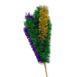 29" Purple, Green and Gold Mardi Gras Metallic Pick Spray (Each)