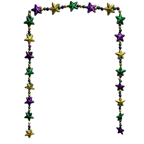 6' Glitter Star Garland (Each)