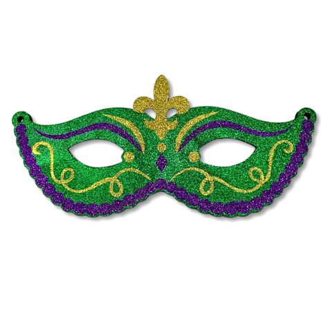 32" x 15" Glitter Masquerade Mask - Assorted Colors (Each)