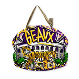 Double Sided LSU / Saints Door Hanger (Each)