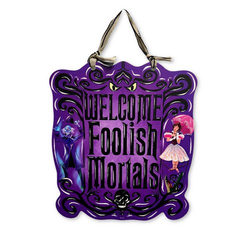 Halloween Haunted Mansion Door Hanger (Each)