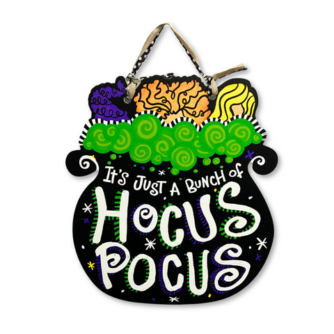 Halloween Hocus Pocus Door Hanger (Each)