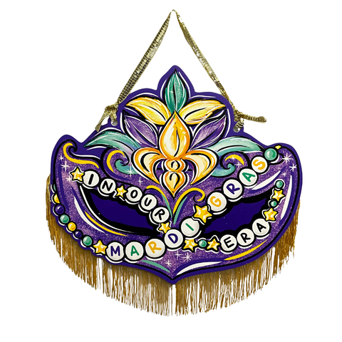 Mardi Gras Era Door Hanger (Each)